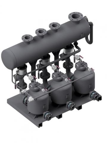 ADCAMAT packaged automatic pump POPS-KT (Triplex) 